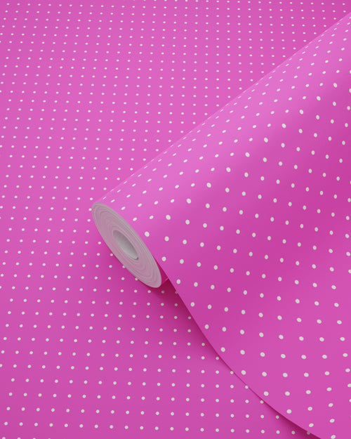 ESTAhome behang kleine stipjes roze - 53 cm x 10.05 m - 137311