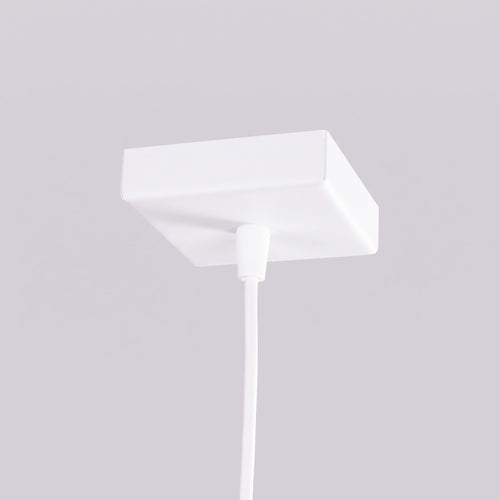 Sollux Lighting Hanglamp RAYO 1 wit - 8x8x118cm