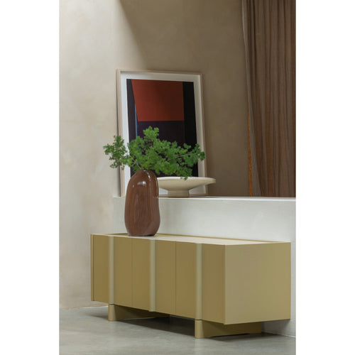 WOOOD vaas Sahil - Glas - Bruin - Set van 2 - vtwonen shop