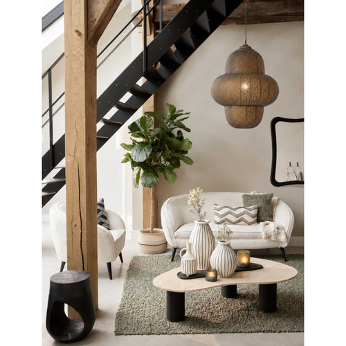 Light & Living hanglamp Ryota - bruin - Ø53cm