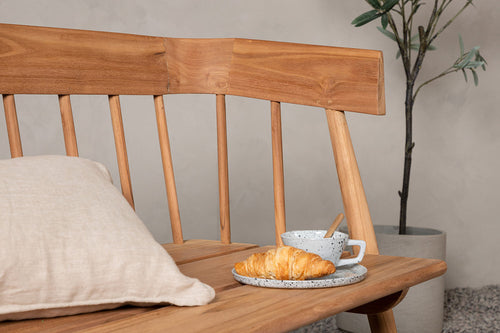Rebellenclub Tuinbank Reed - 122 x 58cm - Naturel Hout - vtwonen shop