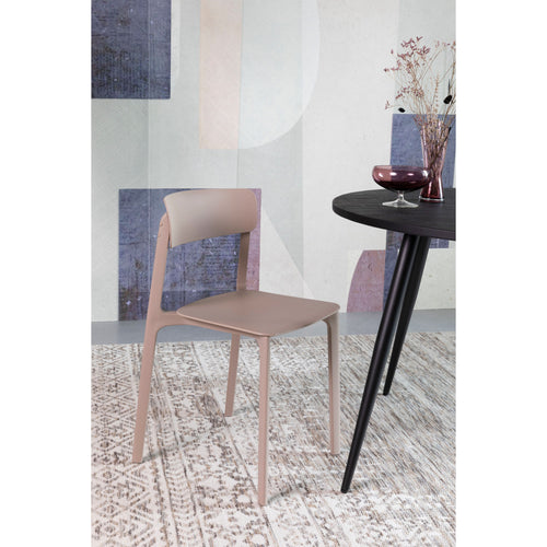 Housecraft Living Clive Tuinstoel/ Eetkamerstoelen Lichtbruin - Set van 4