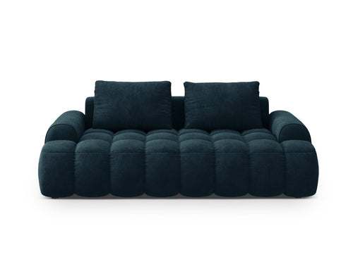 Cosmopolitan Design Bank Linz 3-zits, flueel diepe olie - 100x200x84cm