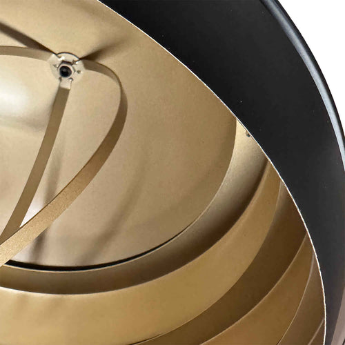 Freelight vloerlamp Djarin - 1 lichts - 40  x 150   cm - zwart goud - vtwonen shop