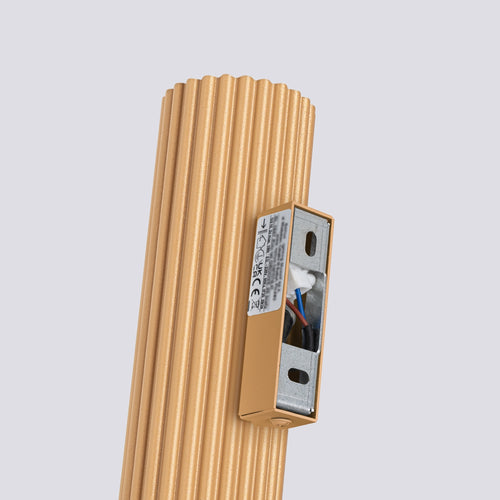 Sollux Lighting Wandlamp KARBON 30 goud - 6,5x8,5x30cm