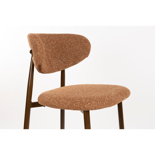 Housecraft Living Noor Barkrukken rugleuning 66 cm Terracotta - Set van 2