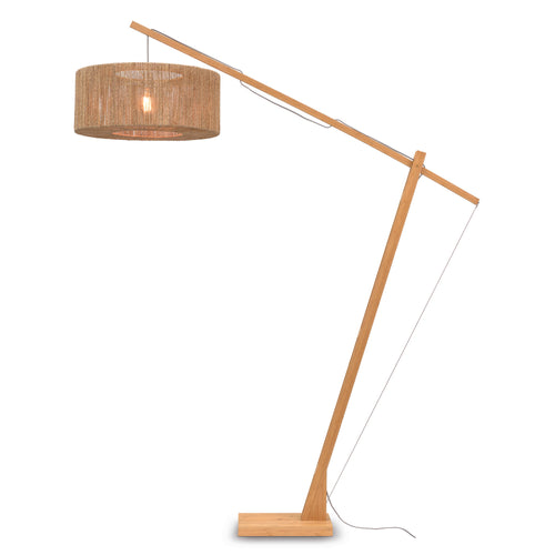 GOOD&MOJO vloerlamp Iguazu - bruin - Ø60cm - vtwonen shop