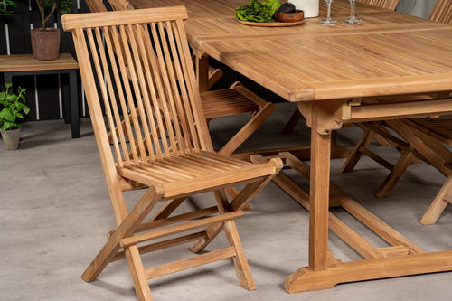 Rebellenclub Tuinstoel Crema - Set van 2 - Naturel Hout - vtwonen shop