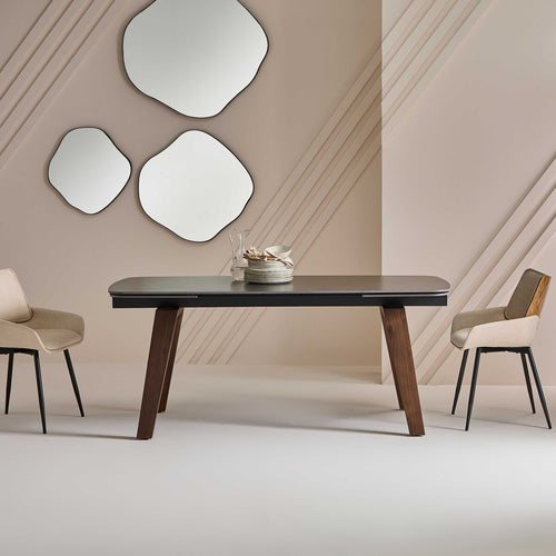 Signature - VECCHIO Eettafel - Grijs - 90x180x76 cm