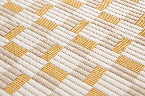AFK Living vloerkleed Memphis - voor binnen en buiten - geel - 160 x 230 cm