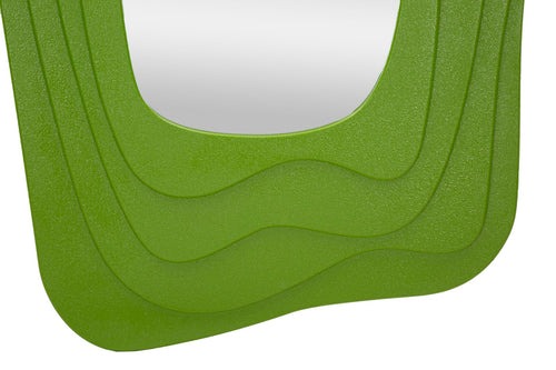 Groene wandspiegel 90x4x165 cm