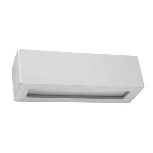 Sollux Lighting Wandlamp keramiek VEGA grijs - 32,5x9,5x9,5cm