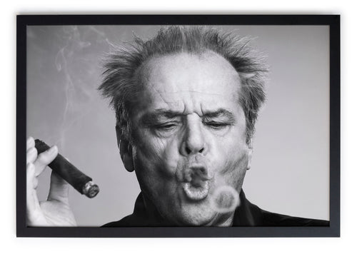 Zwarte lijst met kader 40x30 Jack Nicholson - vtwonen shop