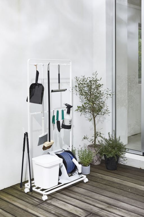 Yamazaki Opbergrek met Wieltjes - Tower - Wit - vtwonen shop