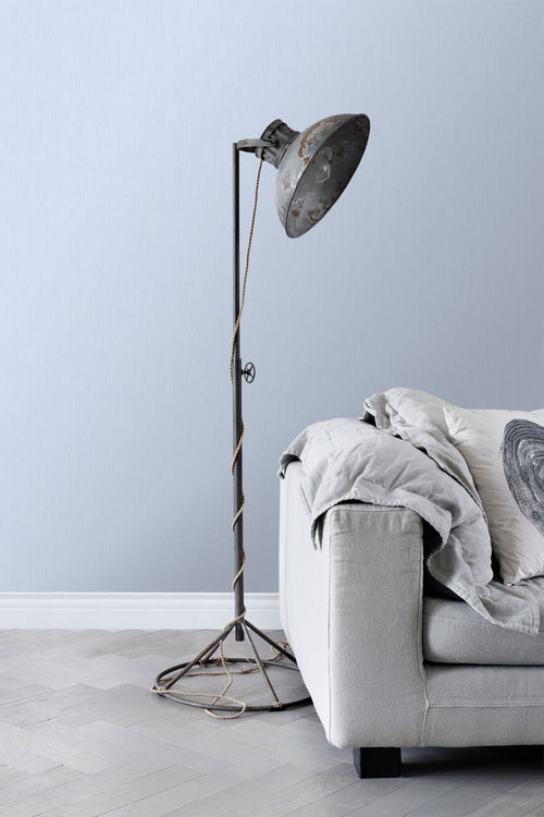 ESTAhome behang jeans structuur lichtblauw - 53 cm x 10.05 m - 137734