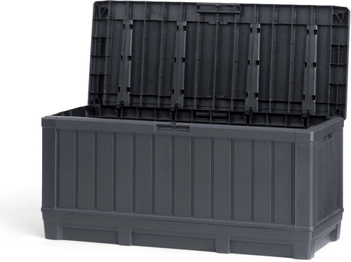 Keter Kentwood Opbergbox - 350L - 128x53.6x59 cm - Antraciet