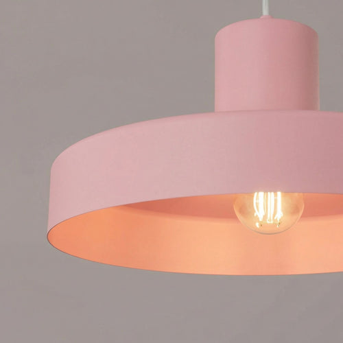 Sollux Lighting Hanglamp BILO roze - 35x35x120cm