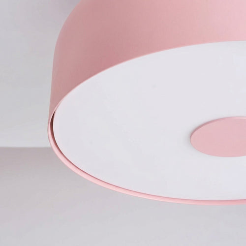Sollux Lighting Plafondlamp OMIQ roze - 30x30x15cm
