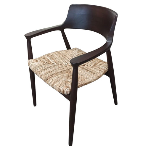DÉJA Living Tuinstoel Lev - Walnoot Hout - Set van 2