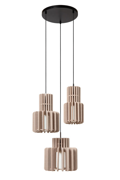Lindby hanglamp Gerwina, wit/goud, metaal, 40 cm, E27 Lindby hanglamp Gerwina, wit/goud, metaal, 40 cm, E27