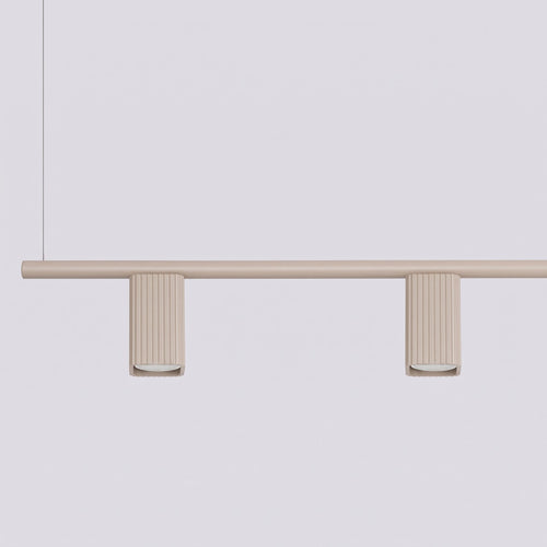 Sollux Lighting Kroonluchter RAYO 4 taupe - 122x6x208cm