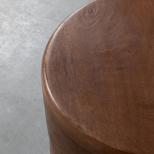 LABEL51 Bijzettafel Milly - Bruin Mangohout - 35x35x47cm - vtwonen shop