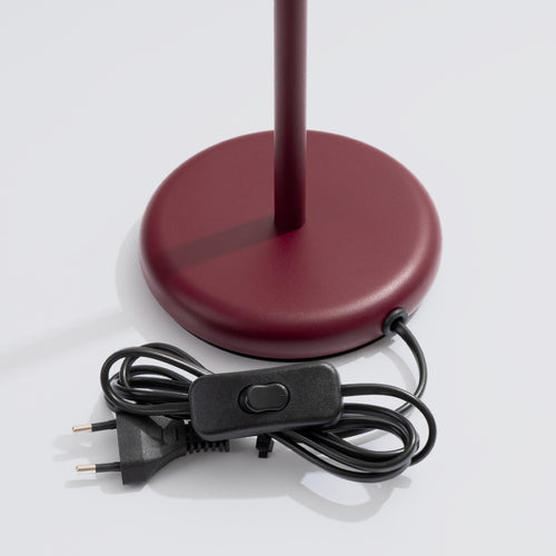 Sollux Lighting Tafellamp RAYO bordeaux - 14,5x14,5x43cm