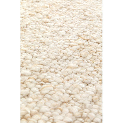 Kare Design Vloerkleed Boucara Ø250cm creme