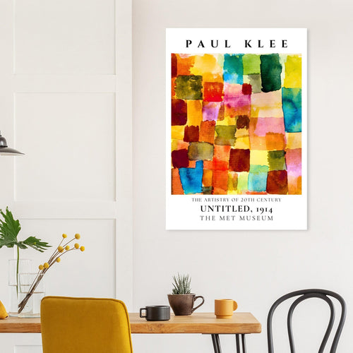 Artfulprints Poster Paul Klee - Untitled   - A4 21x29.7 cm - Meerkleurig