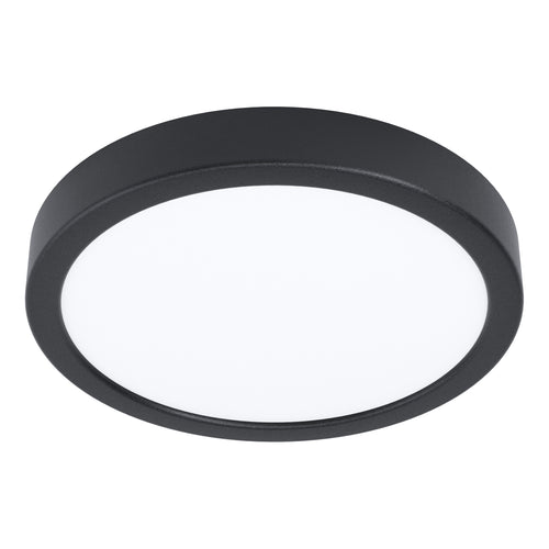 EGLO opbouwlamp Fueva 5 - led - ø 21 cm - zwart/wit