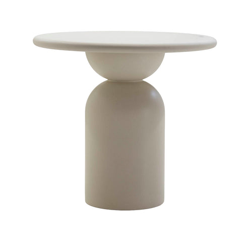 DÉJA Living Eettafel Djurö - Rond Beige Eco Composiet - 80cm
