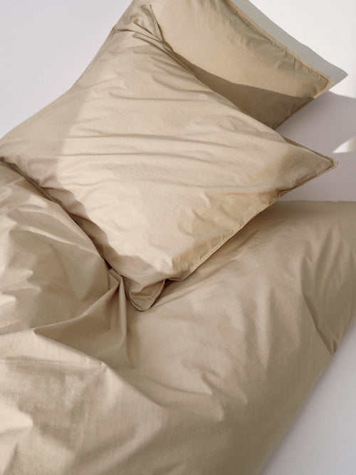 Marc O'Polo Tove dekbedovertrek - Lits-Jumeaux XL – 260x200/220 cm - Dark Sand