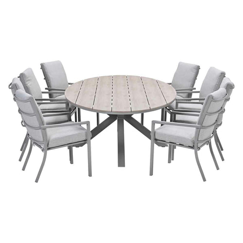 Garden Impressions tuinset Senja - Tulli - valley sand - 280x140 cm - 9-delig