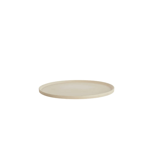 Light & Living decoratie schaal Maes - wit - 30x30x1.5 cm