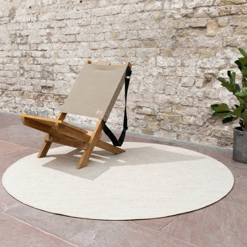 Rond buitenkleed Tone wit/naturel - Interieur05