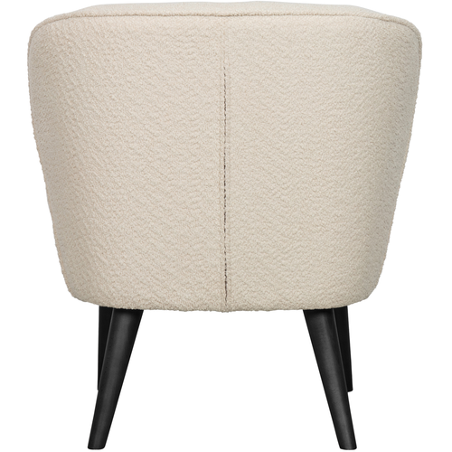 WOOOD fauteuil Sara - Boucle - Creme - 71x59x70 - vtwonen shop