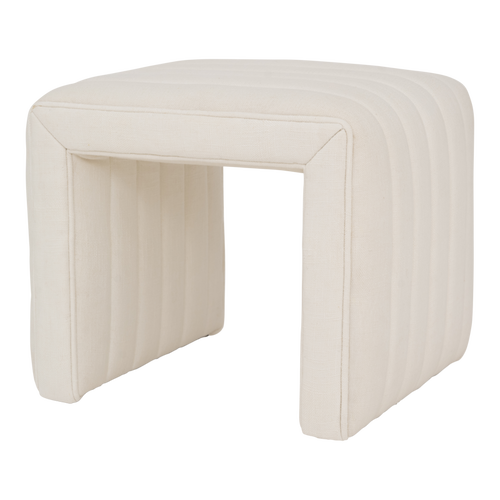 Urban Nature Culture poef Lyne Off White - 46 * 35 * 38 CM