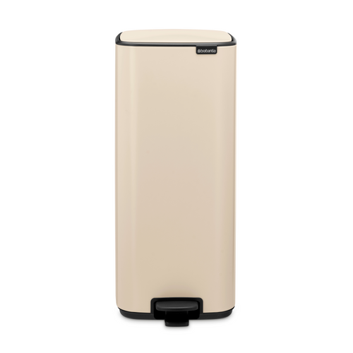 Brabantia Bo Pedaalemmer, 30 liter, stil sluitend, kunststof binnenemmer - Soft Beige