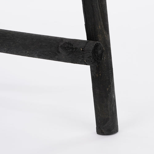 House of Seasons Ladderrek - L29 x B49 x H119 cm - Populierenhout - Zwart - vtwonen shop