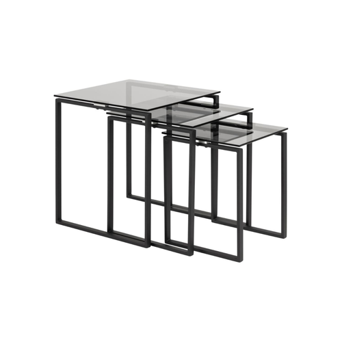 BRAM Salontafel Muker - Zwart Met Smoked Glass - vtwonen shop