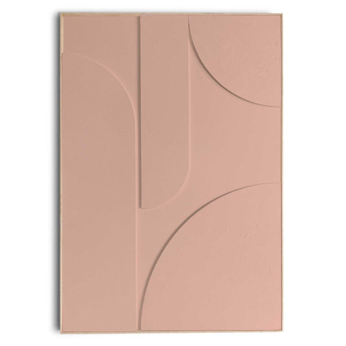 Reinders schilderij 3d art Saturn Terra Pink - 100x70cm
