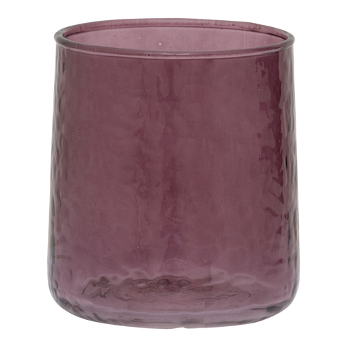 Urban Nature Culture tumbler hammered Fudge - Ø 8.5 * 9.5 CM