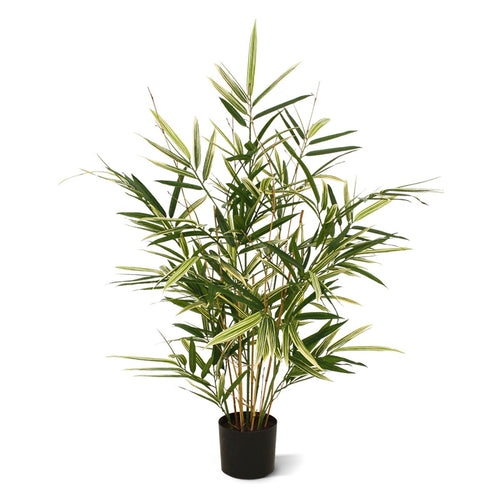 Maxifleur Royal Bamboe kunstplant 70cm - bont