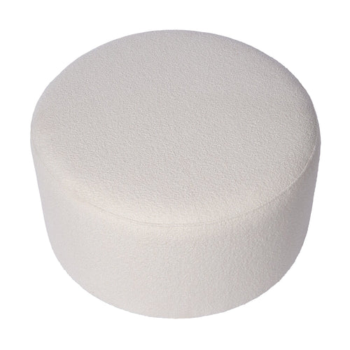 Atmooz poef Ritz 60 - alpine ivory - Ø 60 x H 35 cm