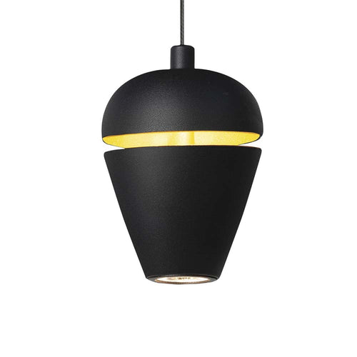 Highlight hanglamp Kobe - 1 lichts - 12  x 135   cm - zwart