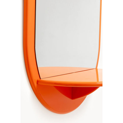 Kare Design Spiegel Groove 110x70cm oranje