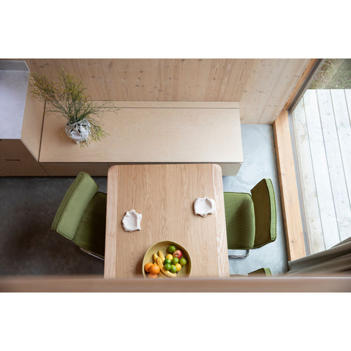 Zuiver Ridge Rib Eetkamerstoelen  Groen - Set van 2 - vtwonen shop