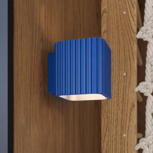 Sollux Lighting Plafondlamp RIFF 1 ultramarijn GU10 - 10x10x10cm