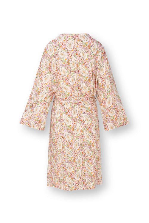 Pip Studio - Naomi Kimono Dames - Kairi Bloom - Rood - XS