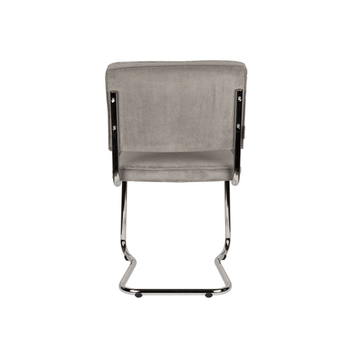 Zuiver Ridge Rib Kink Eetkamerstoelen  Lichtgrijs - Set van 2 - vtwonen shop